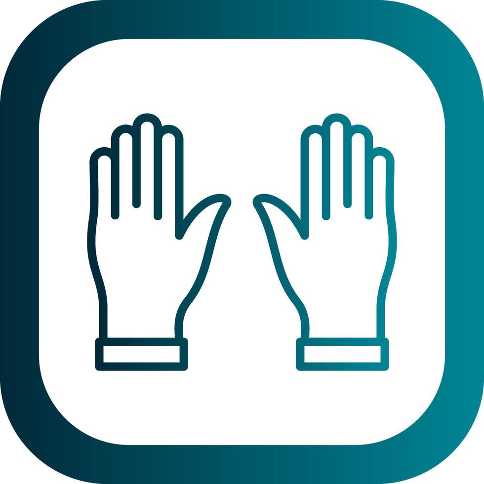 Hands Up Vector Icon Design