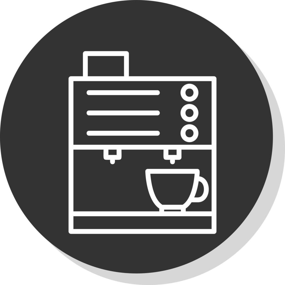 Coffee Machine Vector Icon Design