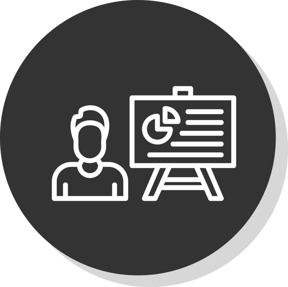 Presentation Vector Icon Design