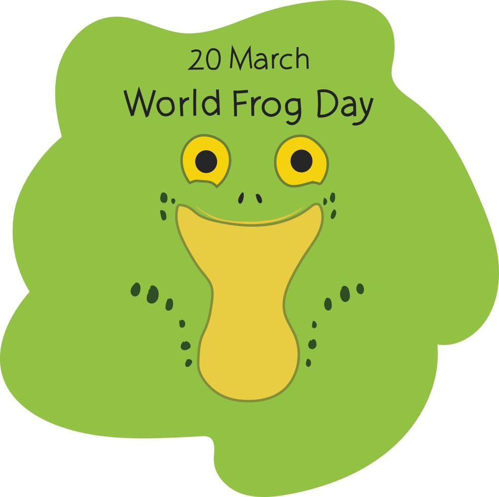 World frog day vector
