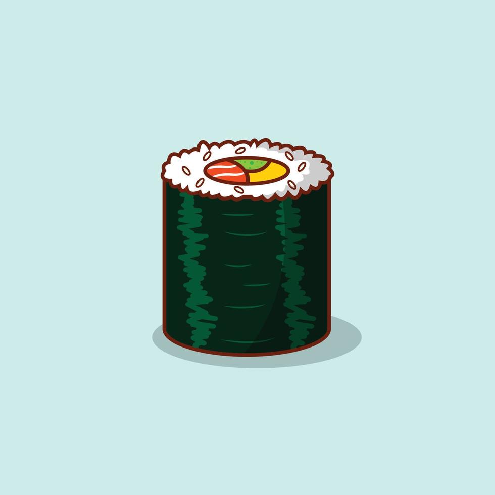 el ilustración de Sushi comida vector