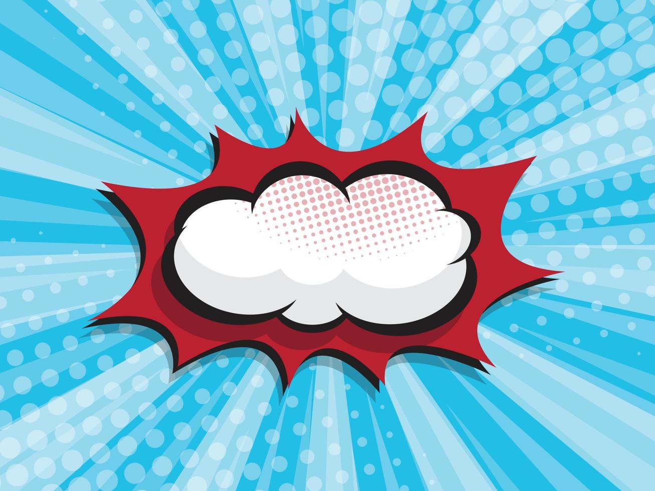 abstract comic book, pop art cartoon background vector