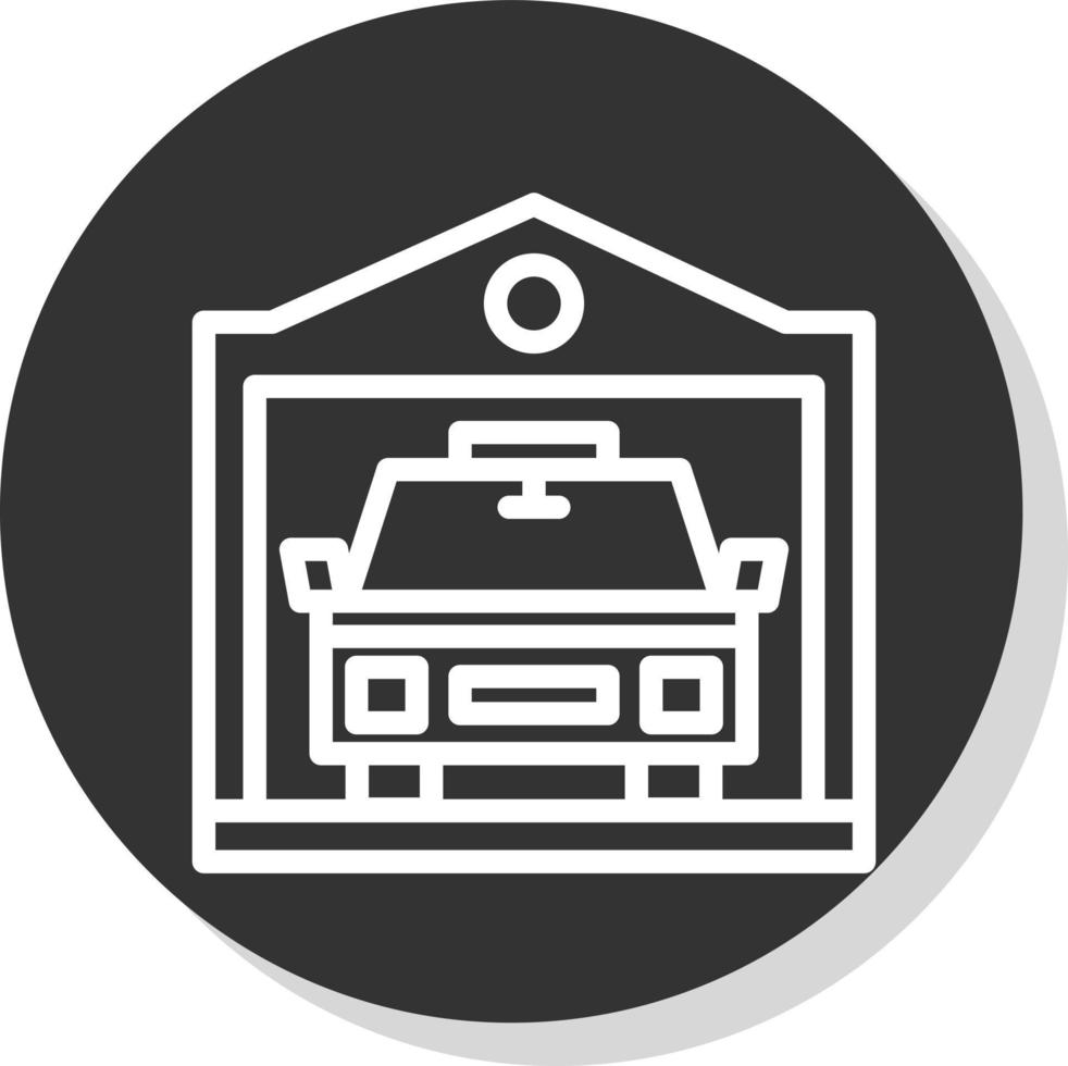 Garage Vector Icon Design