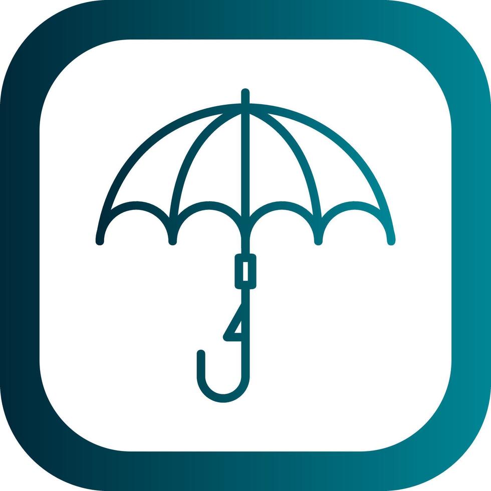 Umbrella Vector Icon Design