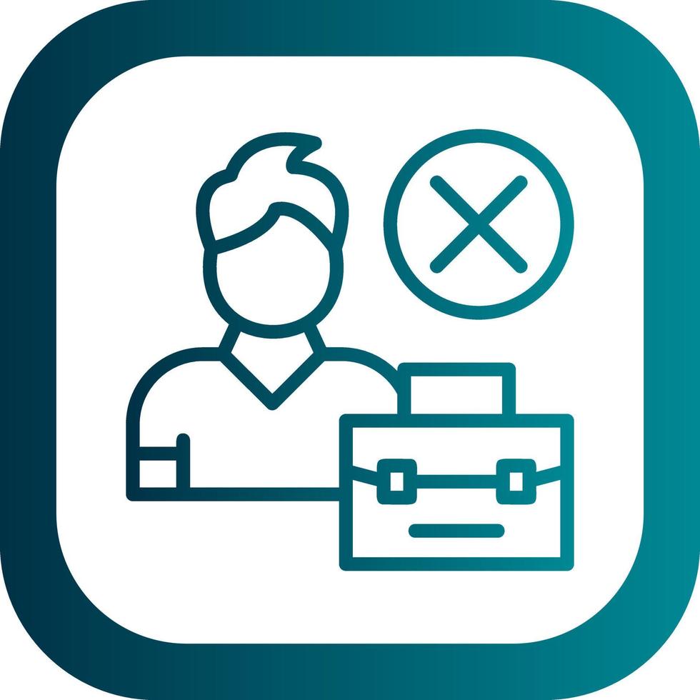 Unemployed Vector Icon Design