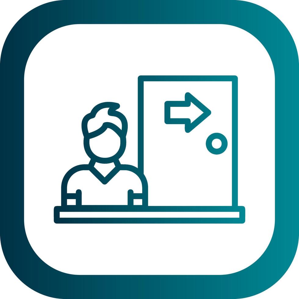 Dismissal Vector Icon Design