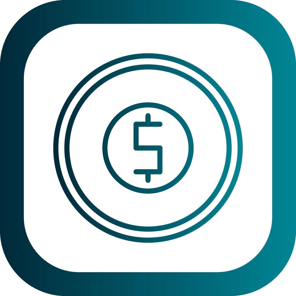Coin Vector Icon Design