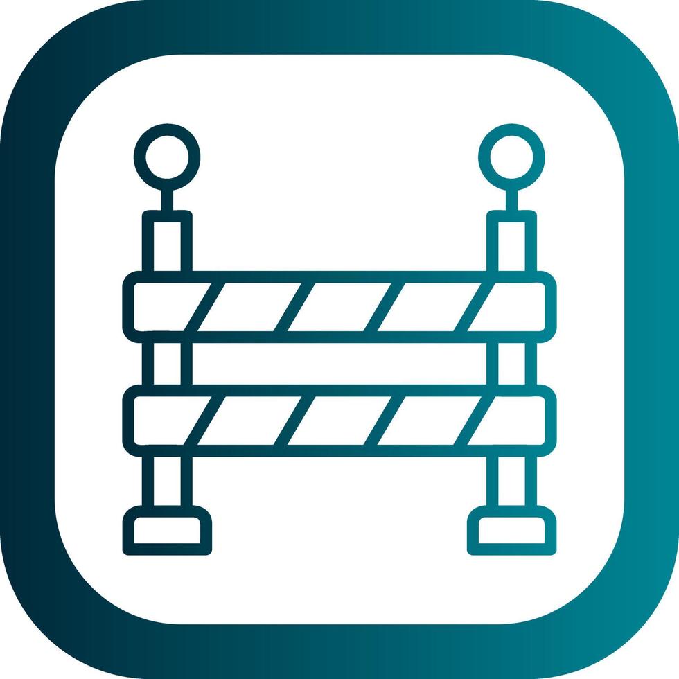 Barrier Vector Icon Design