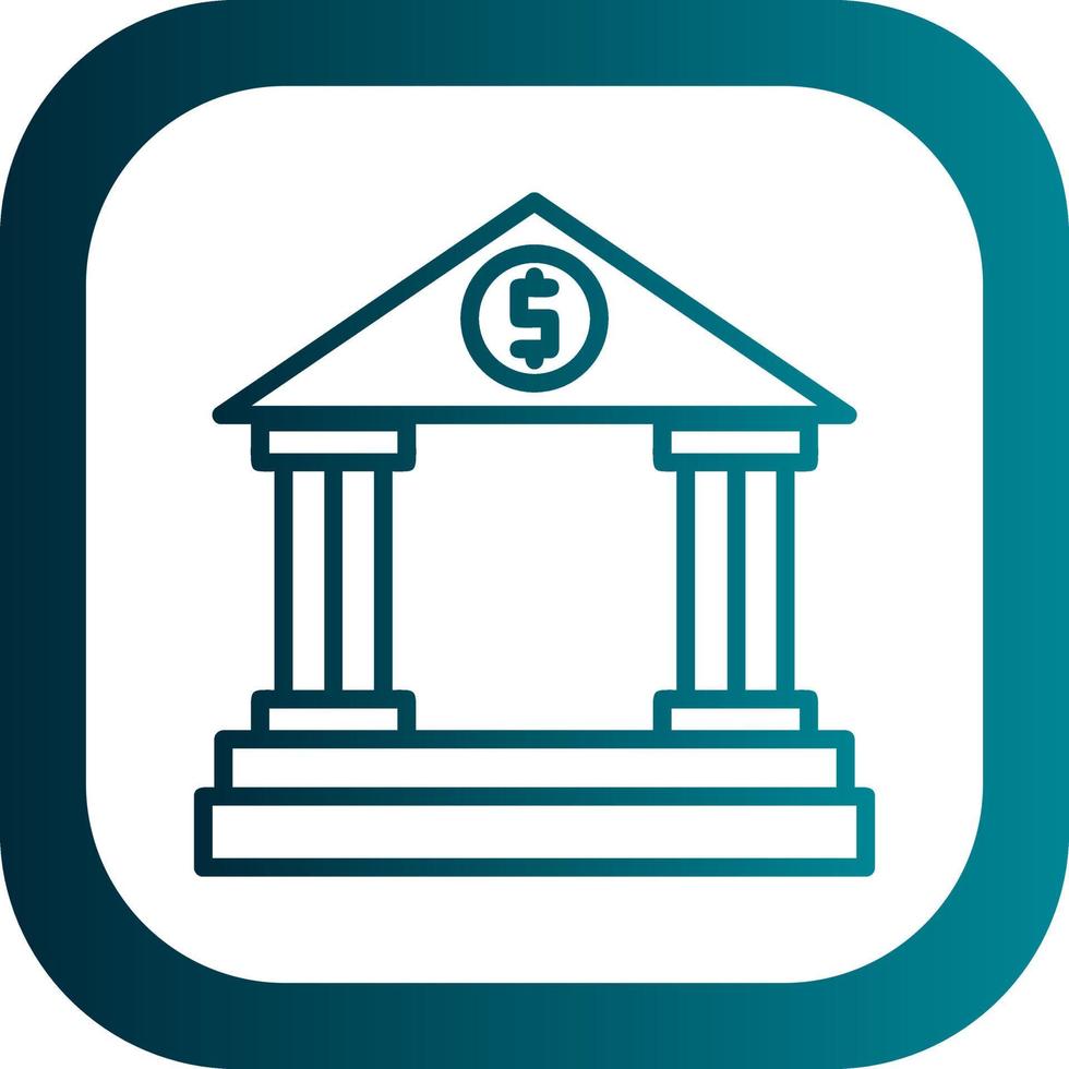 diseño de icono de vector de banco