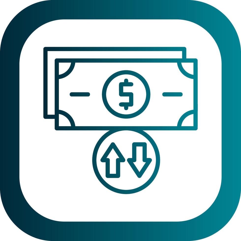 Cash Flow Vector Icon Design