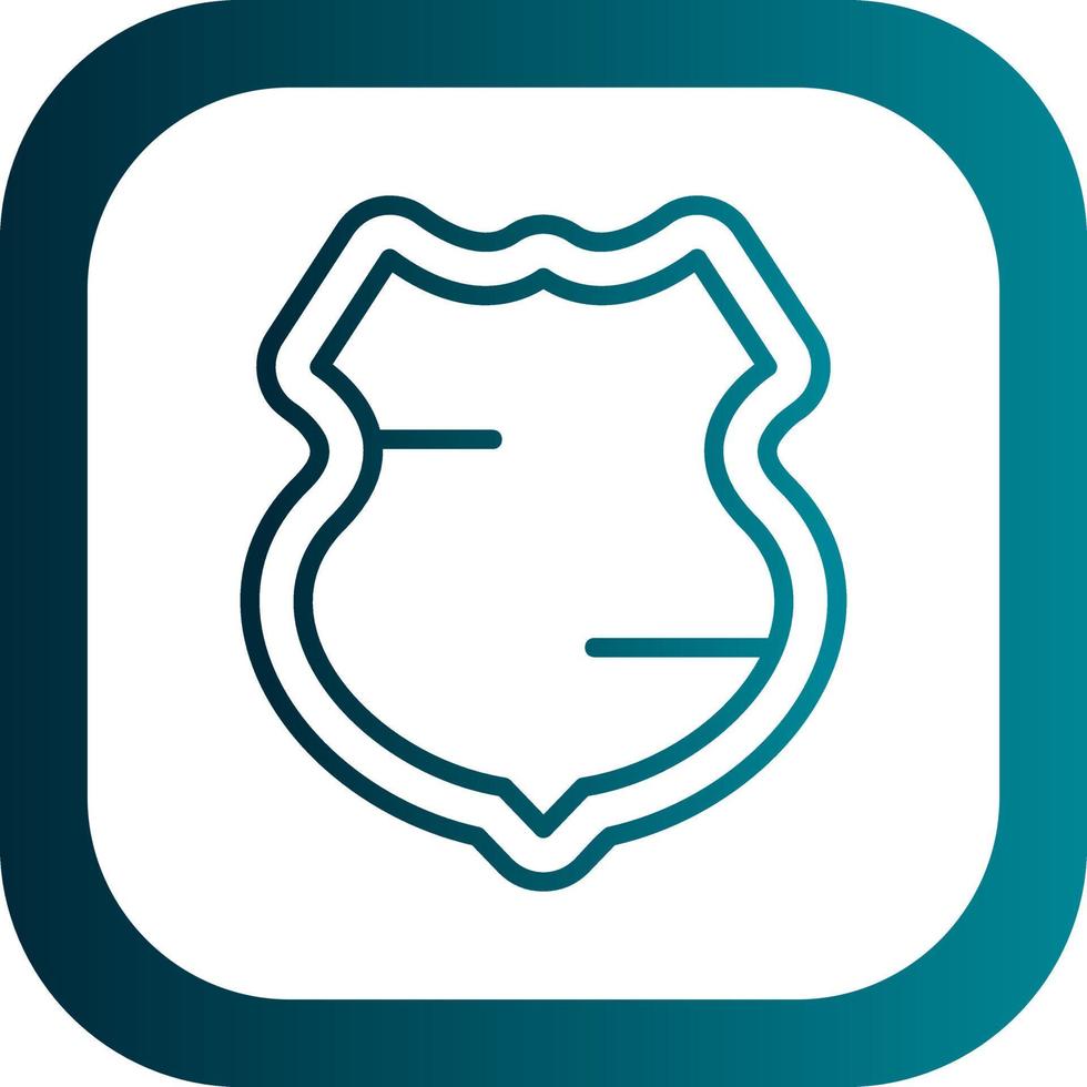 Police Shield Vector Icon Design