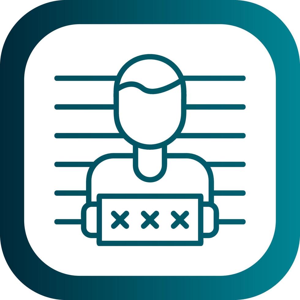 Mugshot Vector Icon Design