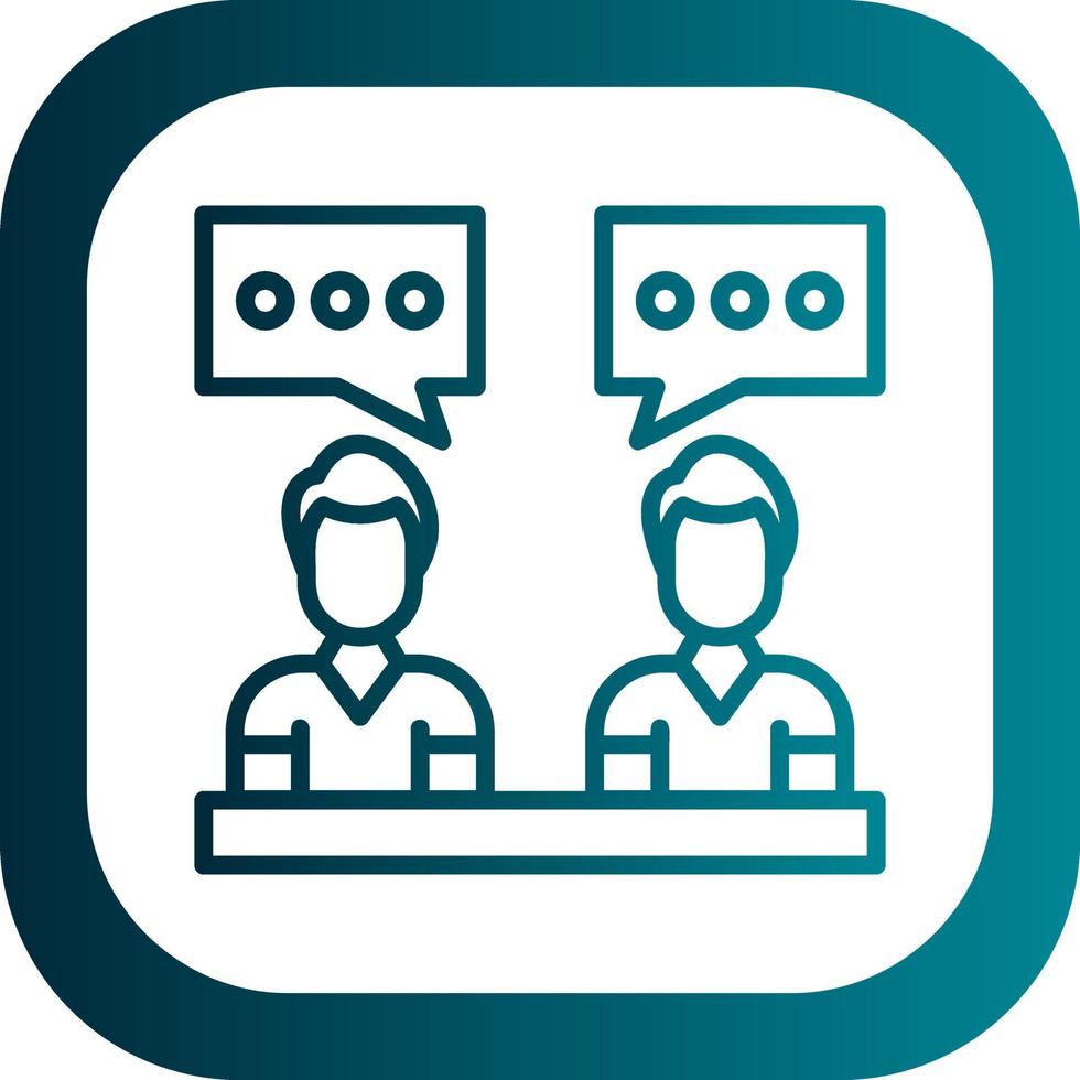 Meeting Vector Icon Design