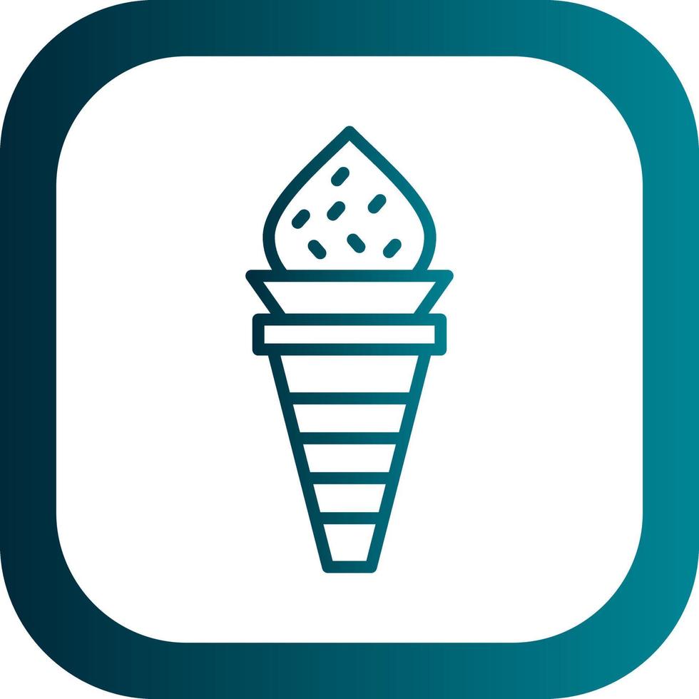 Ice Cream Vector Icon Design