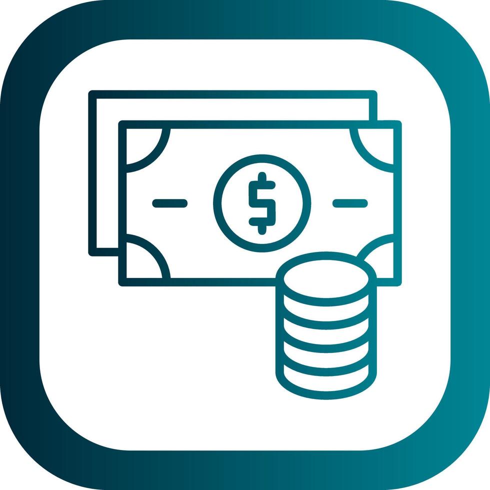 diseño de icono de vector de dinero