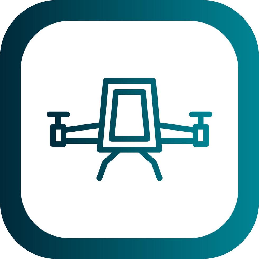 Air Taxi Vector Icon Design