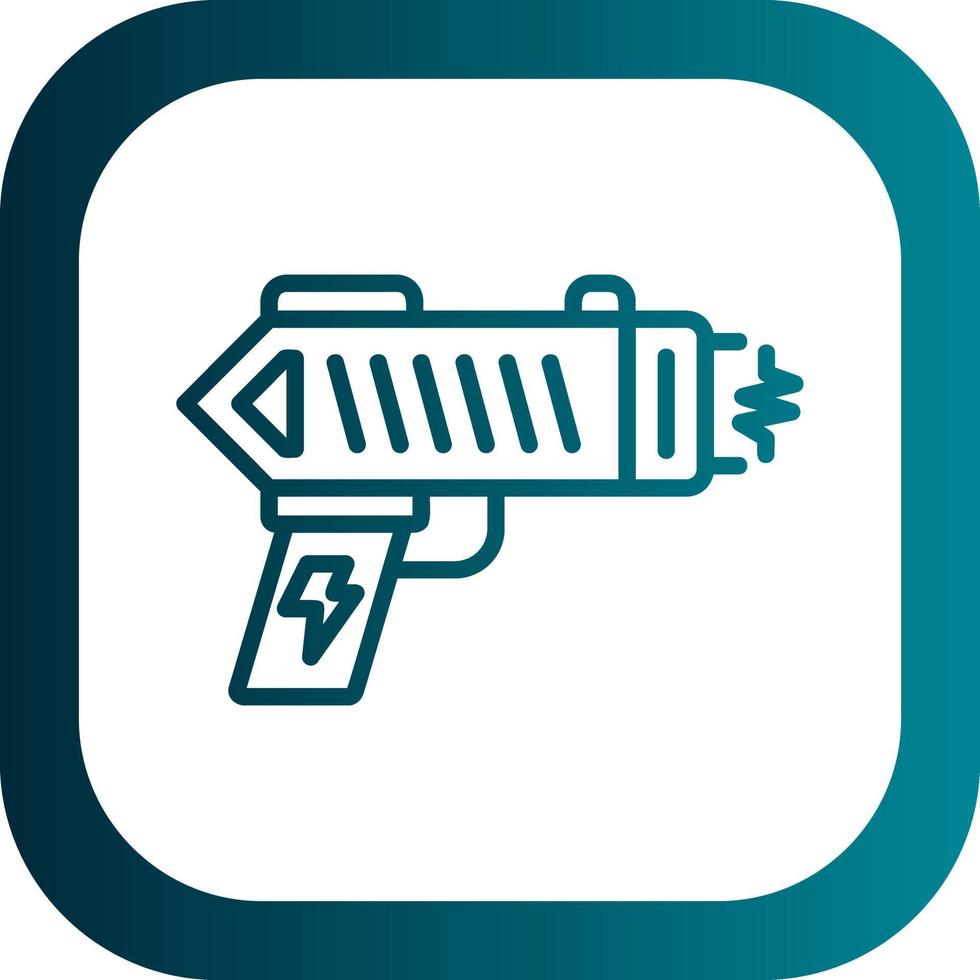 Stun Gun Vector Icon Design