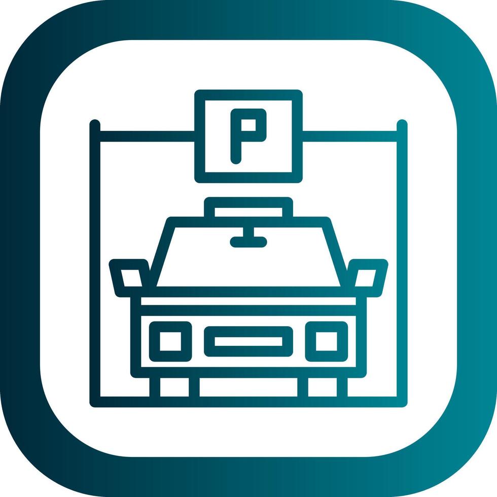 Parking Vector Icon Design