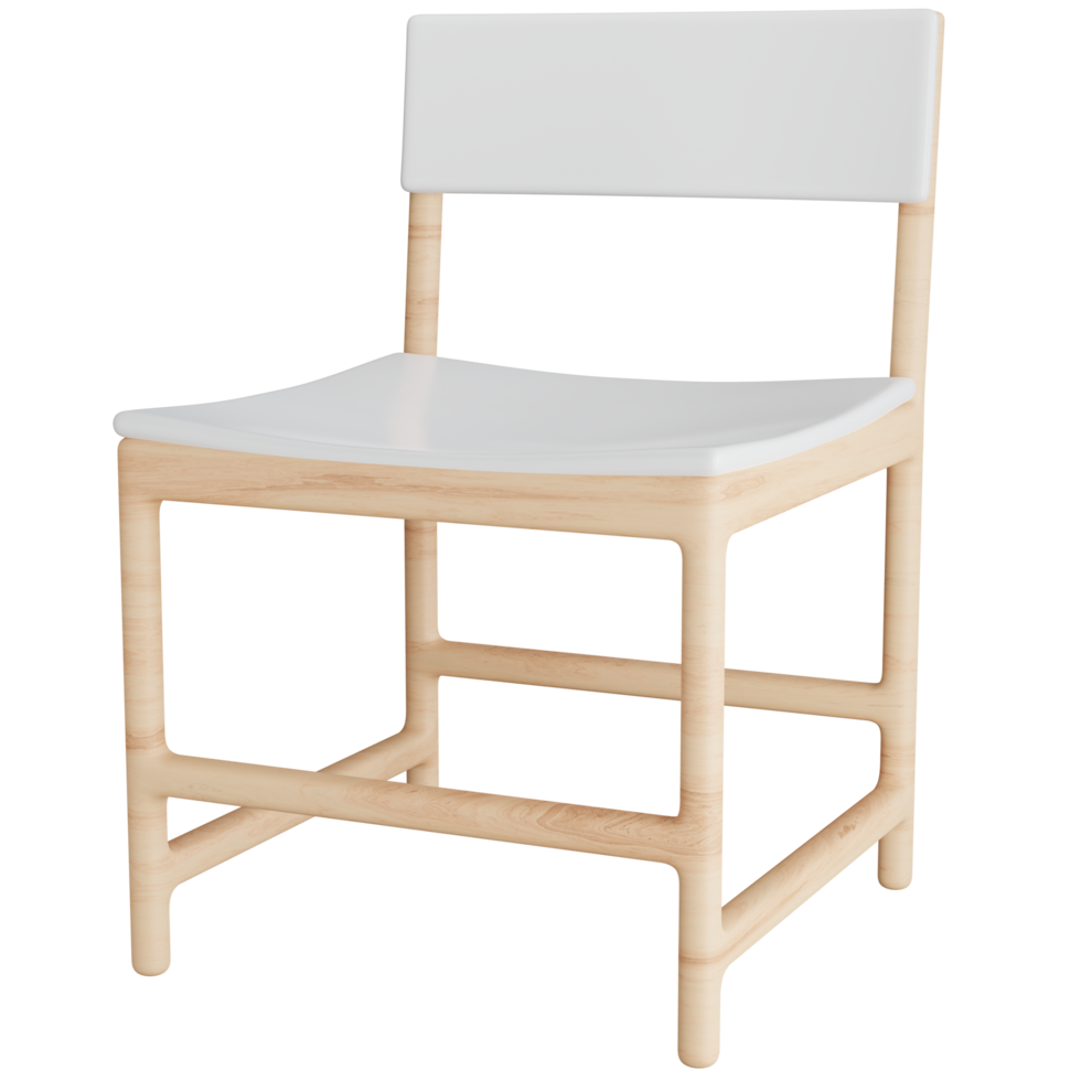 3d icono ilustración minimalista silla png