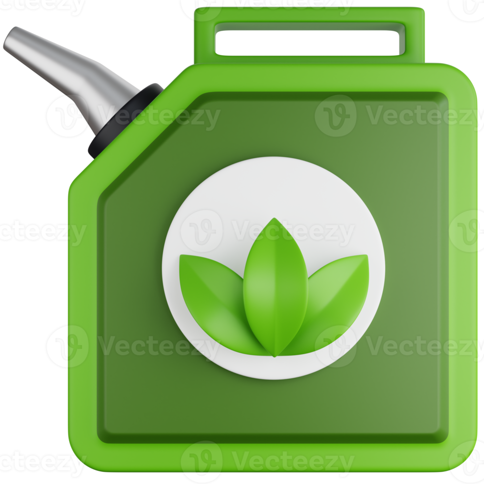 3D Icon Illustration Environmental Friendly Fuel png