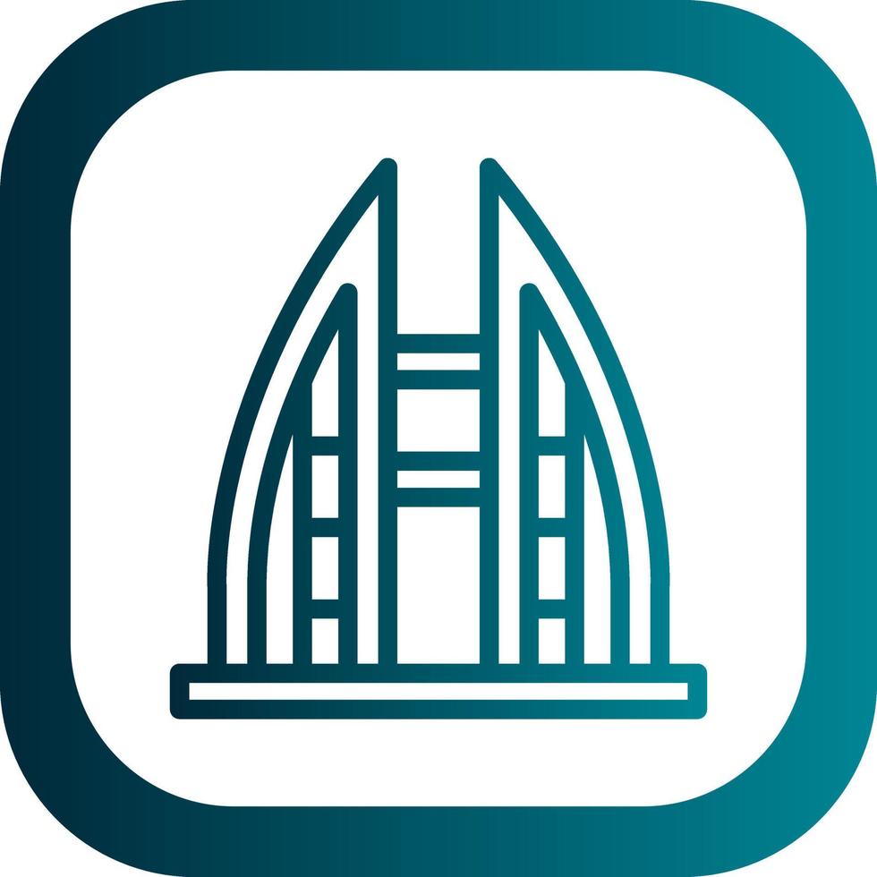 Bahrain Vector Icon Design
