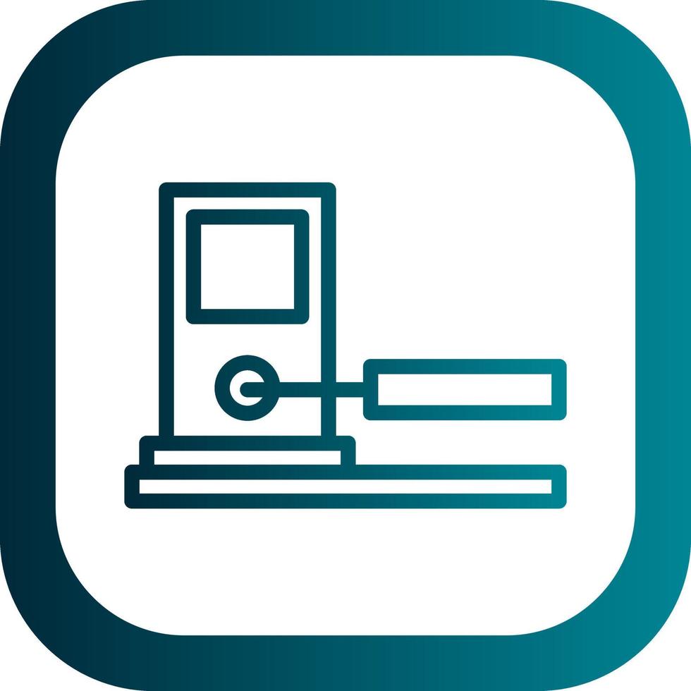 Toll Road Vector Icon Design