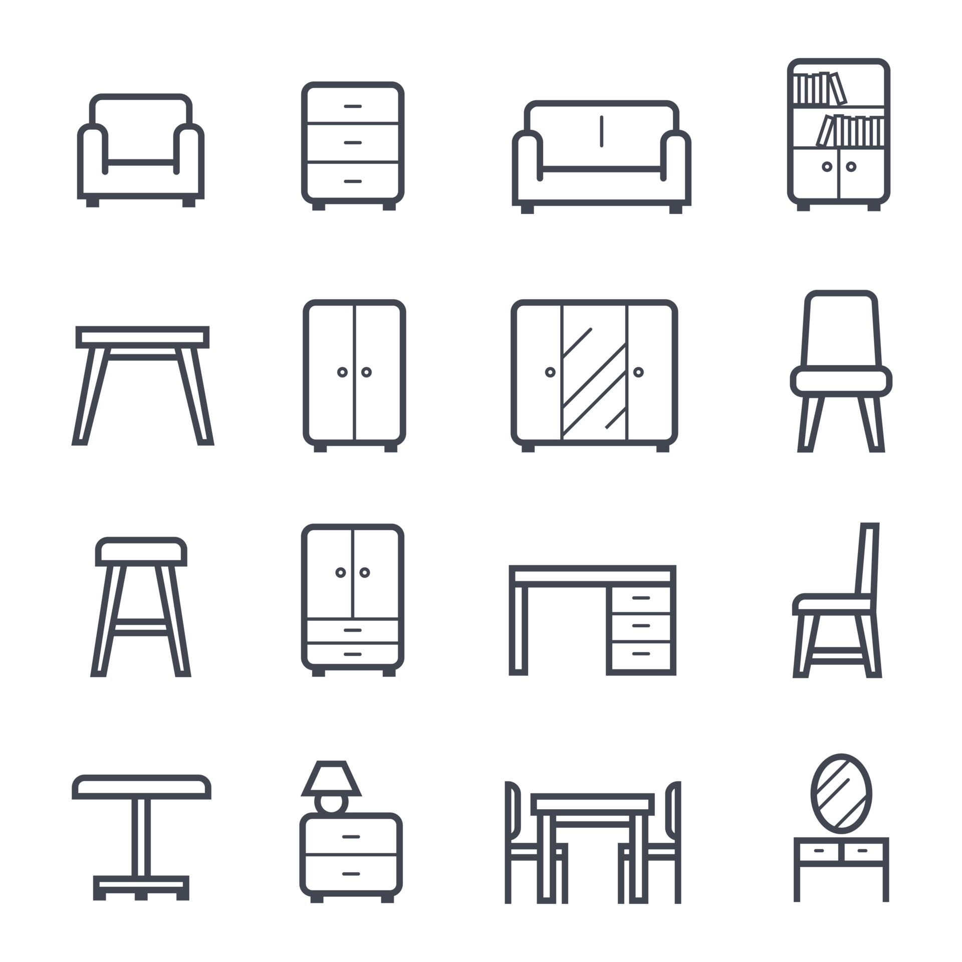 Furniture line Icon. 21179031 PNG