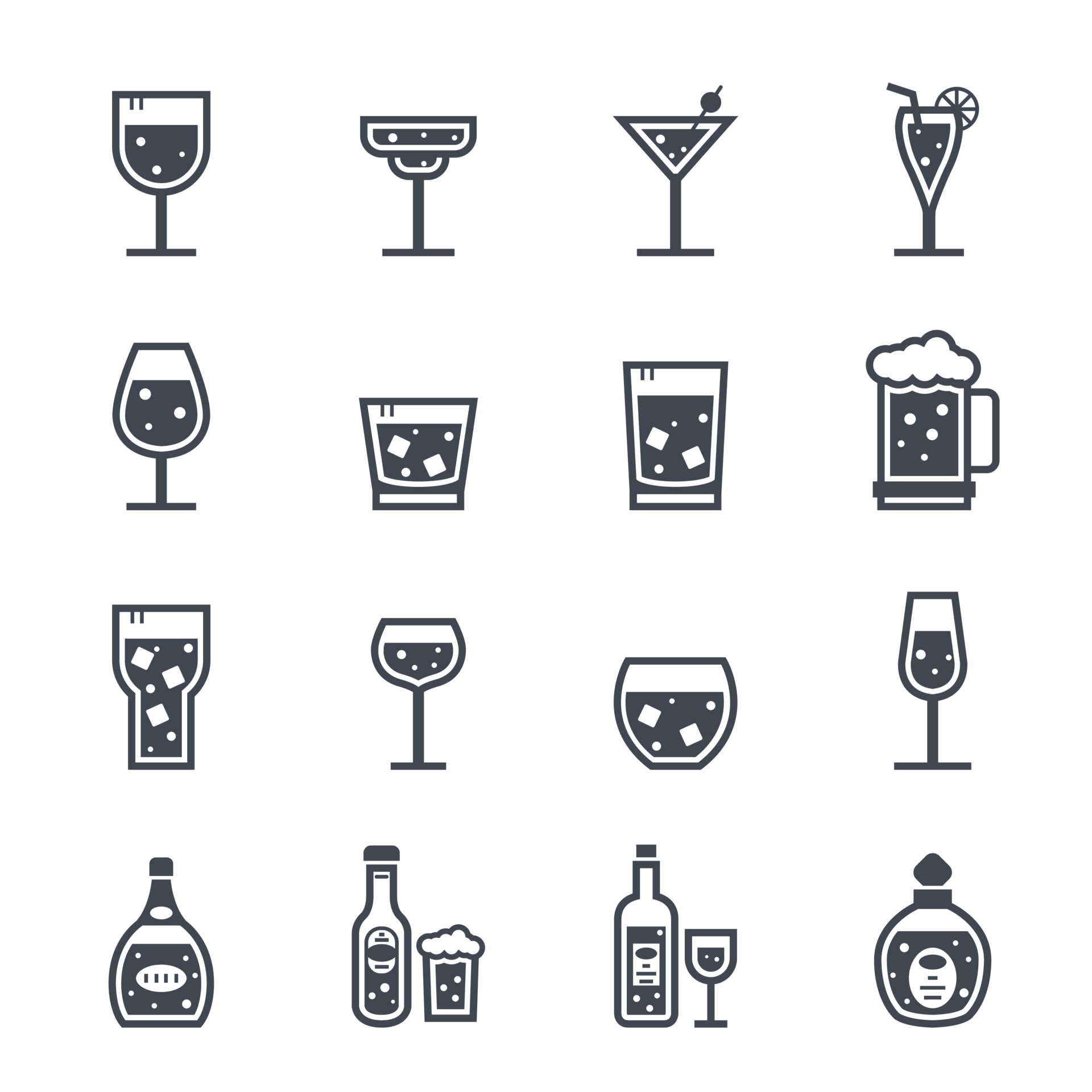 Alcohol Beverage filled icon. 21179123 PNG