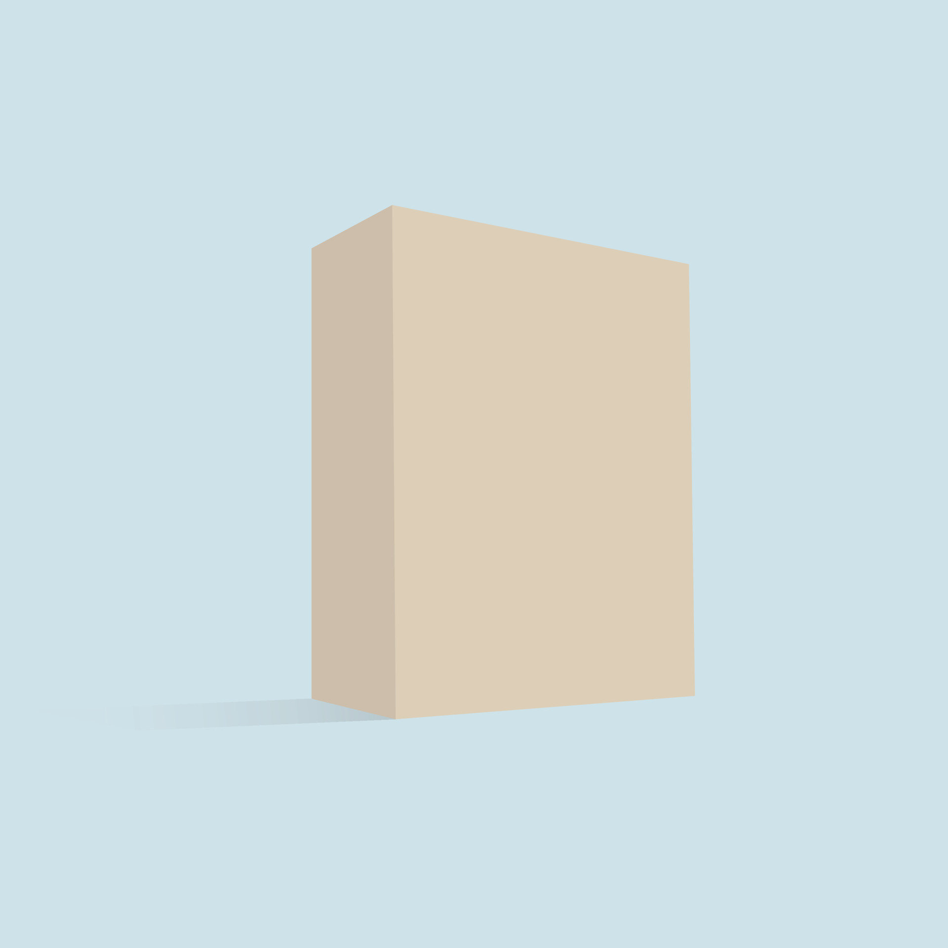 White box mockup. Blank packaging boxes, cube perspective view and