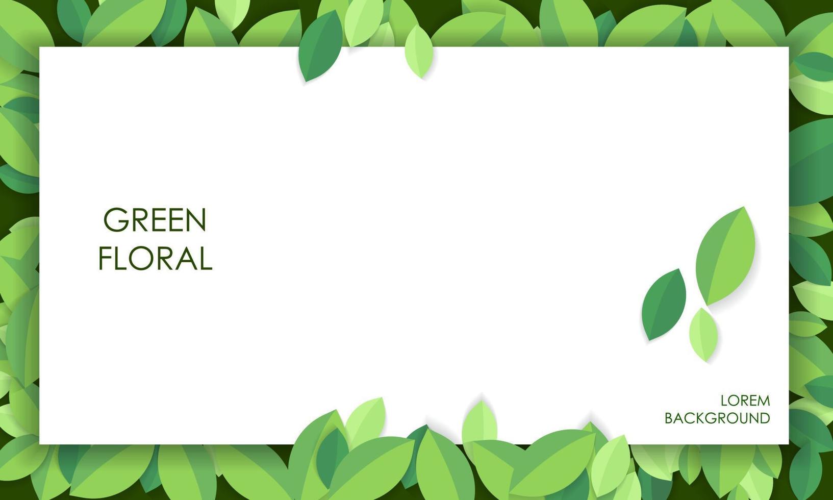 leaves floral backdrop background vector illustration
