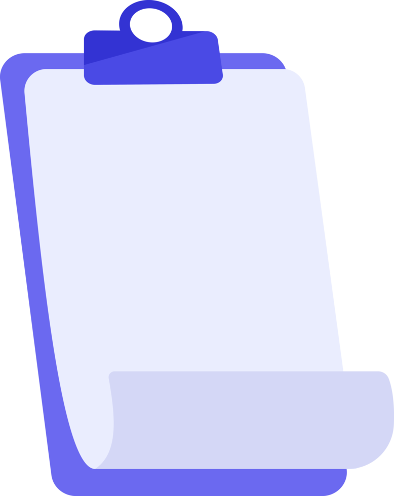 klembord icoon met blanco papier png