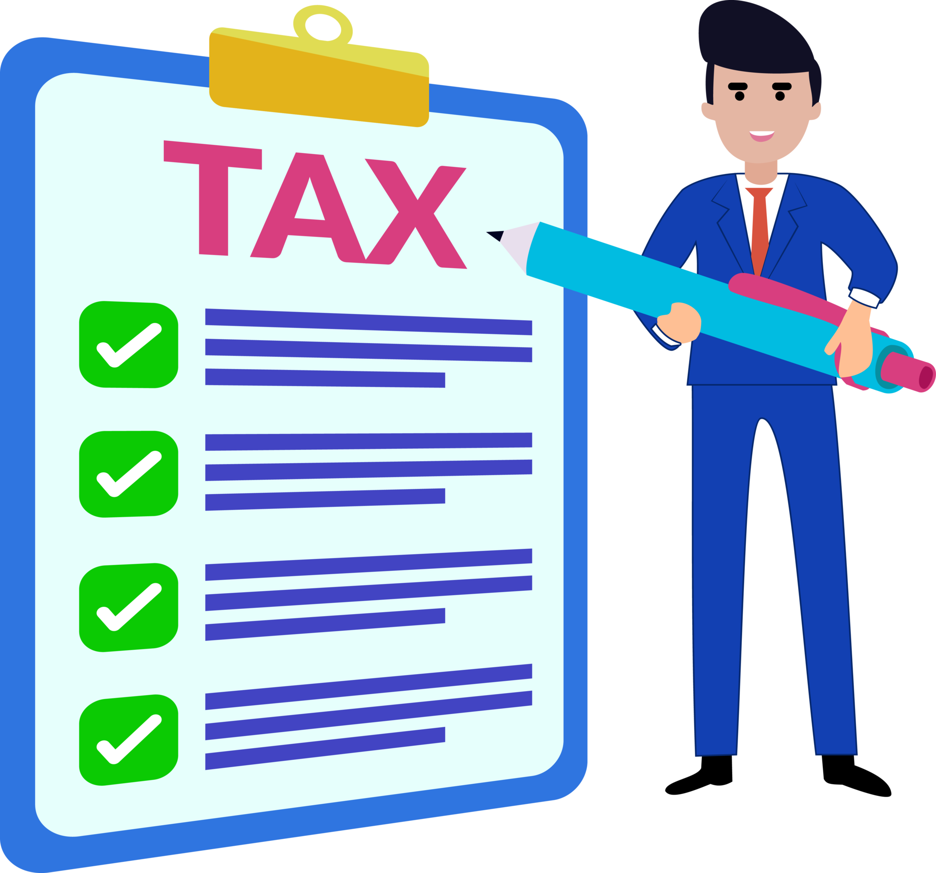 how to fill a tax form