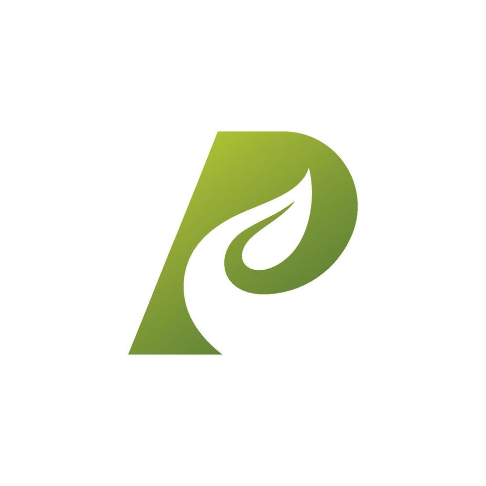 Letter P logo vector template