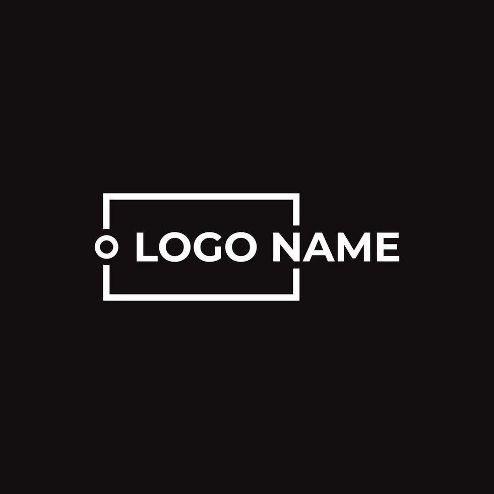 Abstract minimalist logo design concept vector