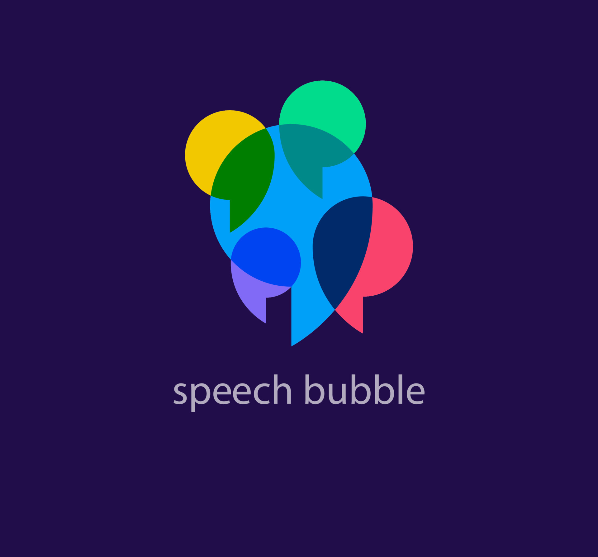 modern-speech-bubbles-logo-unique-color-transitions-brainstorm-and