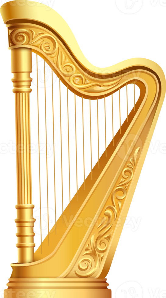 st patrick day harp icon png