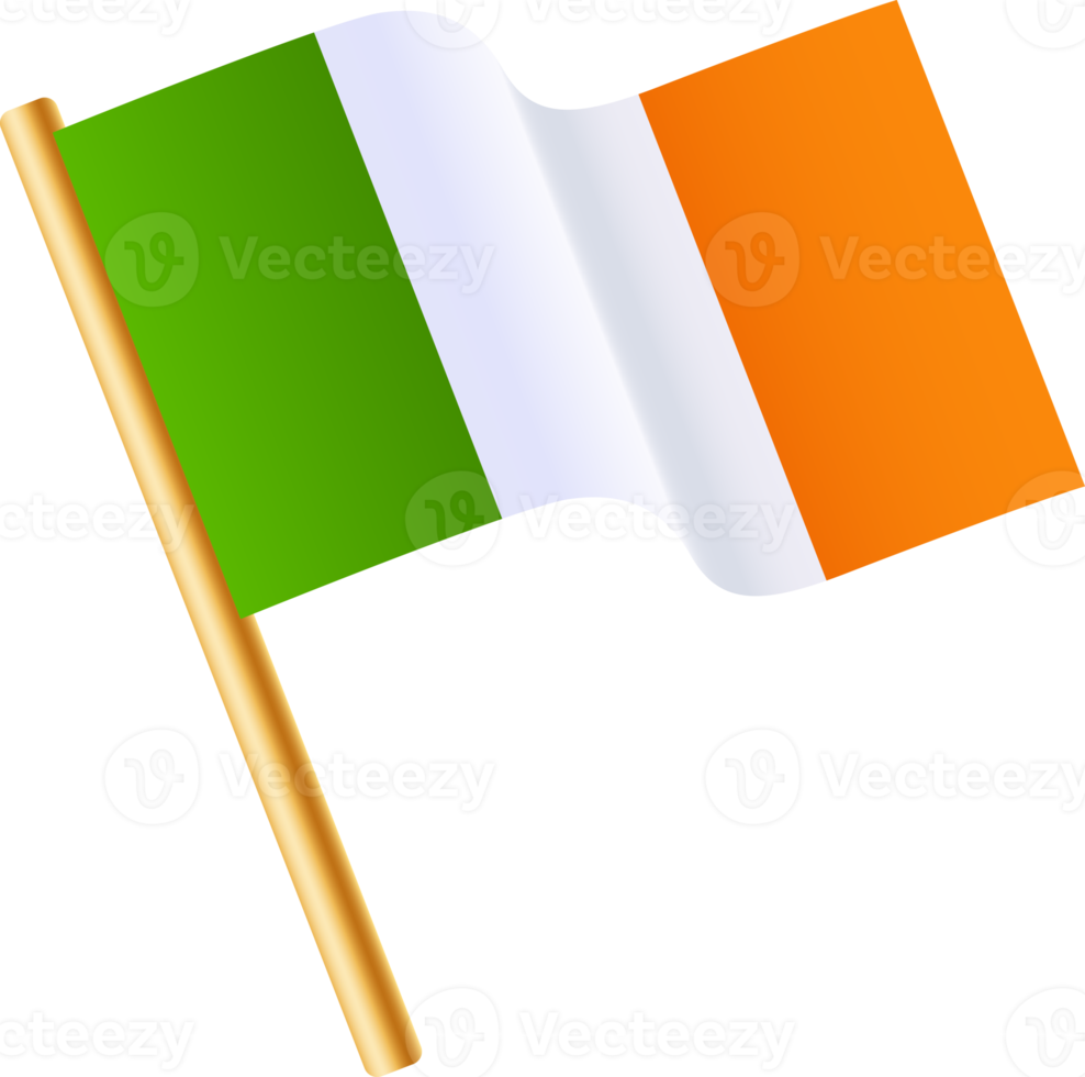 St. Patrick's day flag icon png