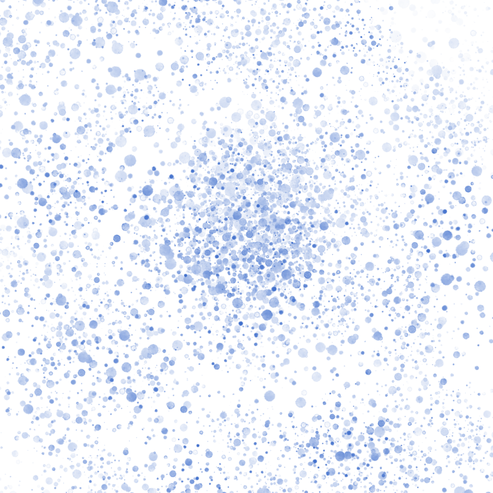 Blue background with abstract spots. png