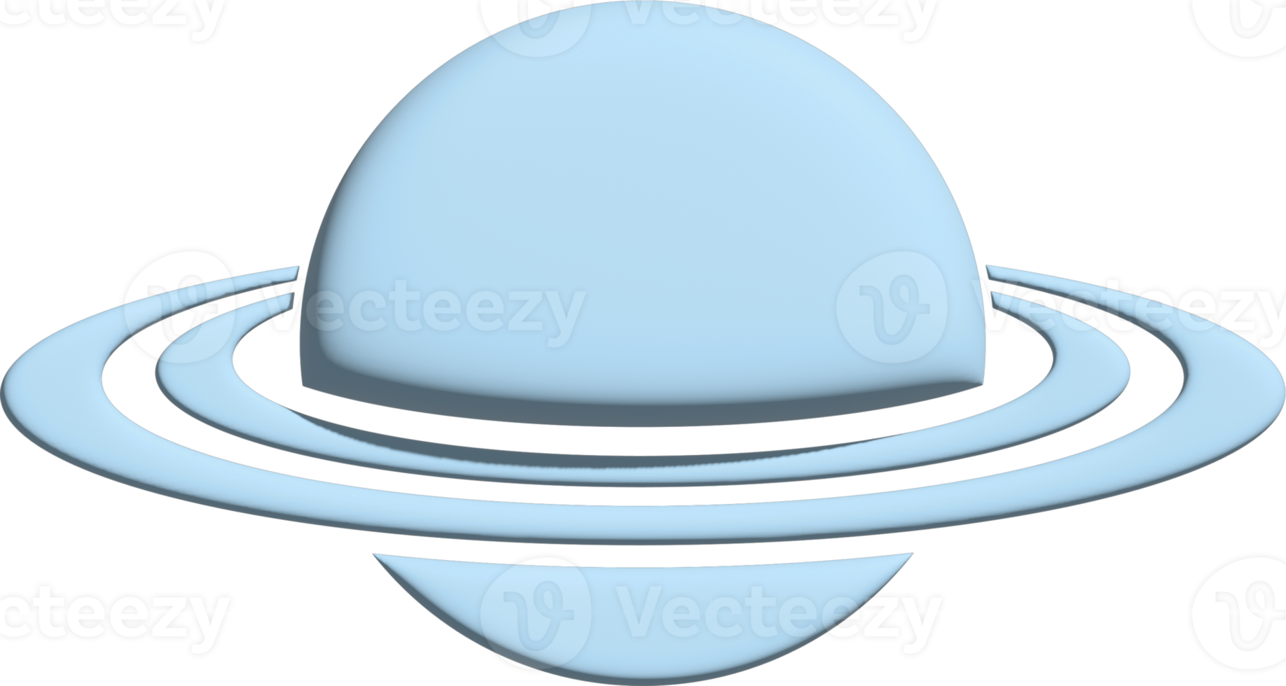 Space planet, 3d icon for design. png