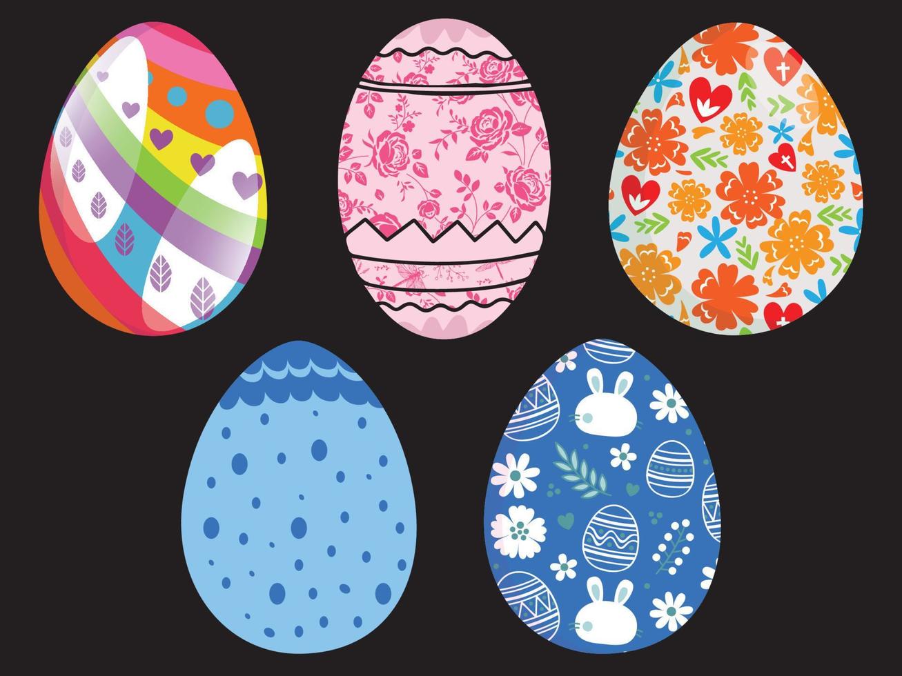 Easter Egg Sublimation Svg pattern vector