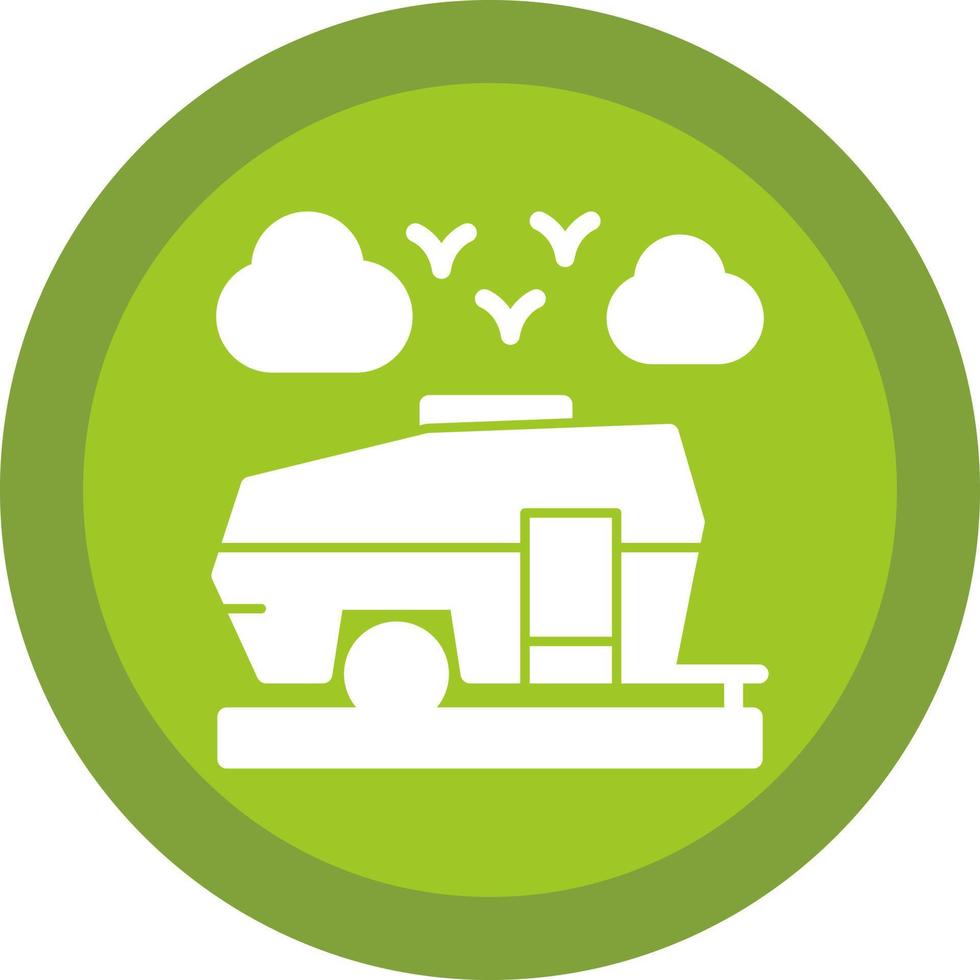 Caravan Vector Icon Design