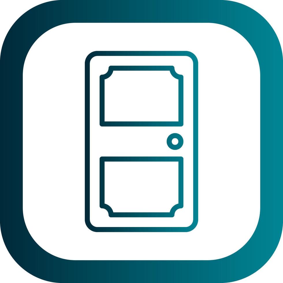 Door Vector Icon Design