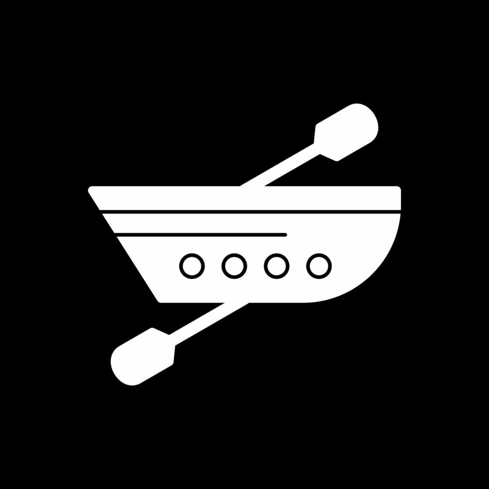 Canoeing Vector Icon Design