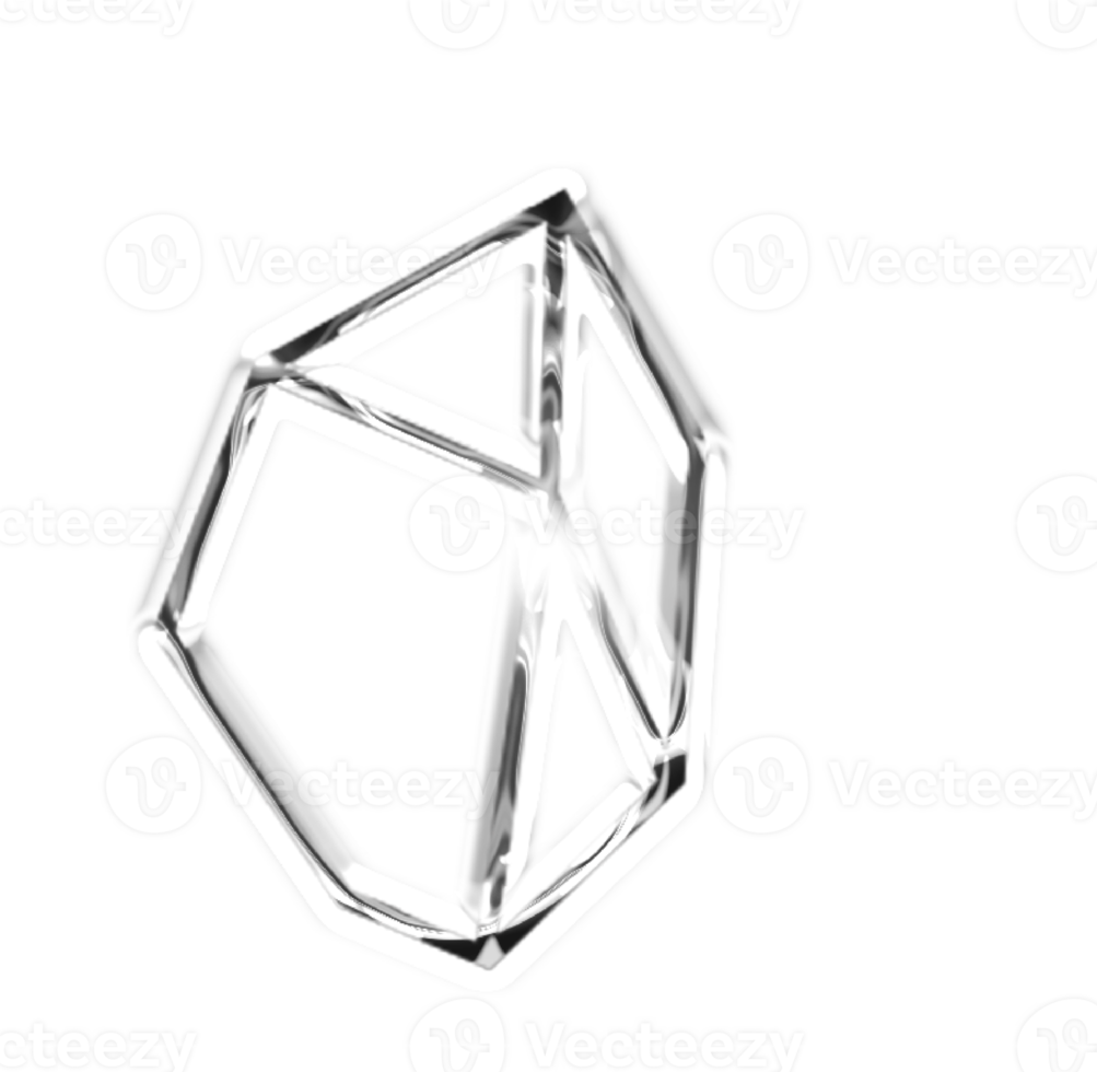 mystisch Kristalle Diamant metallisch png