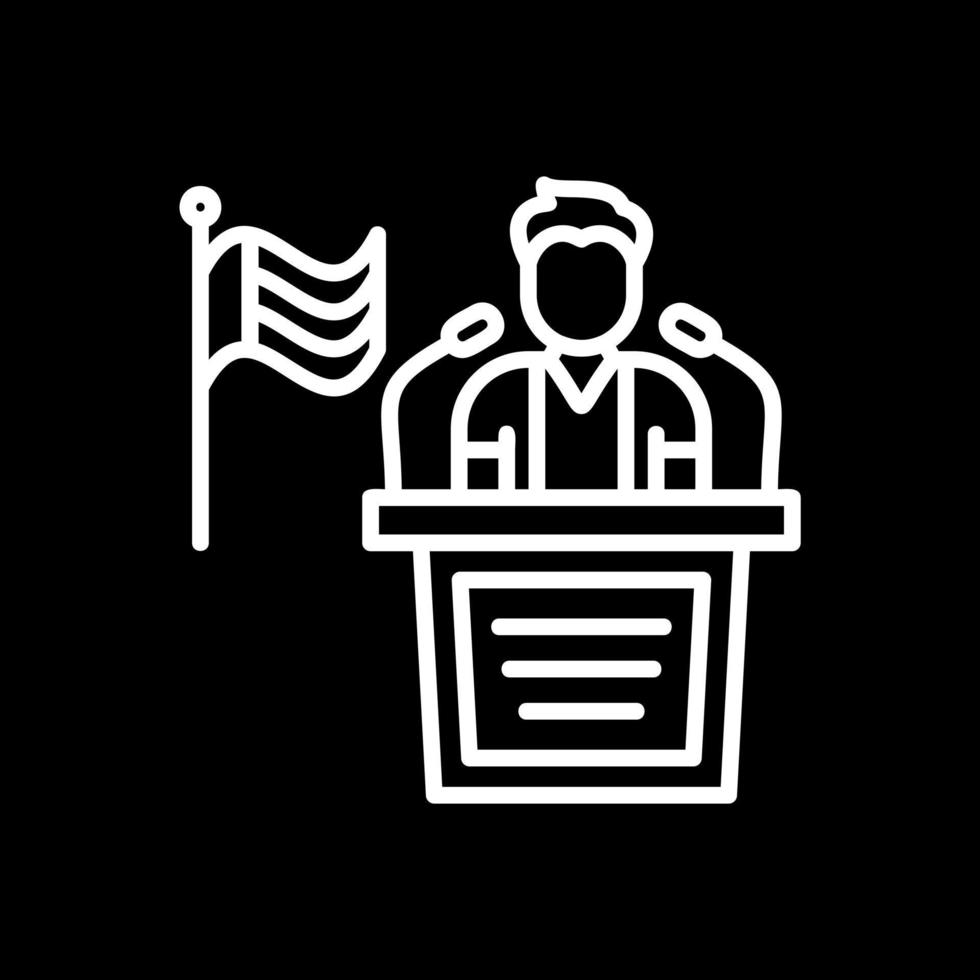 Politician Vector Icon Design