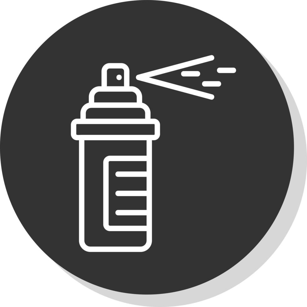 diseño de icono de vector de spray de pimienta