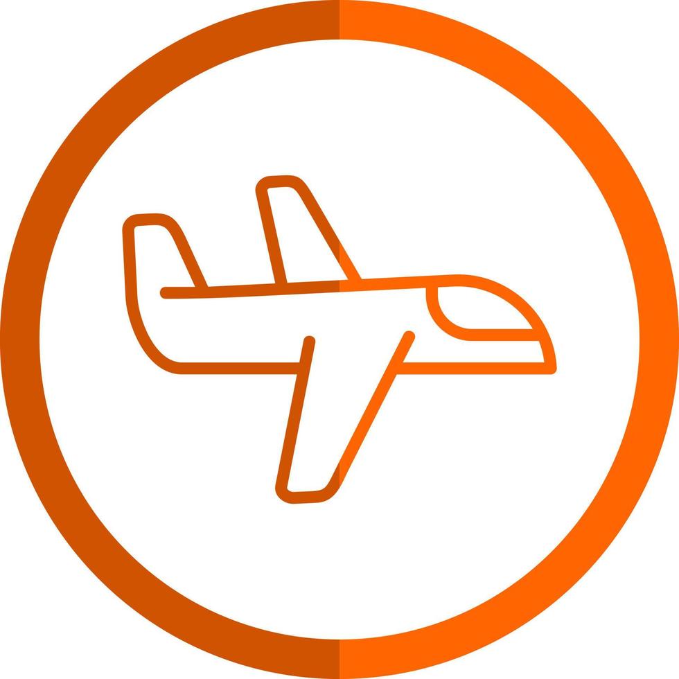 Airplane Vector Icon Design