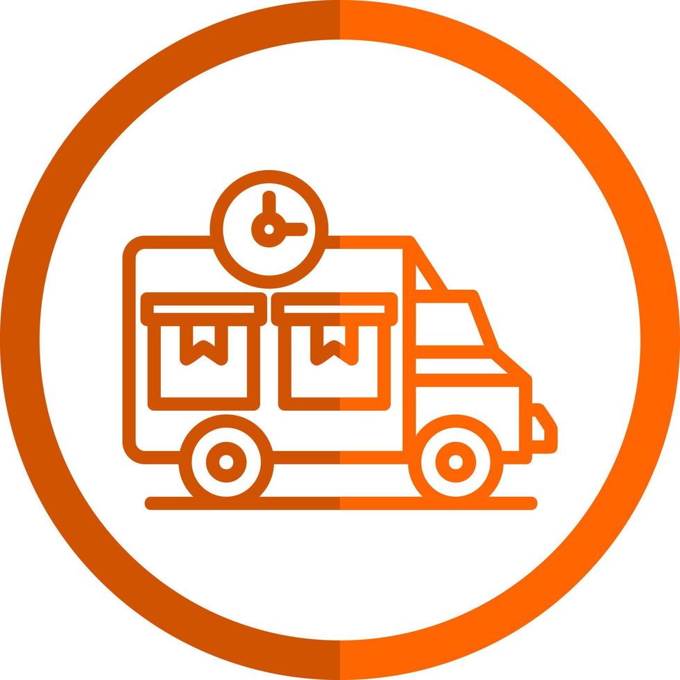 Delivery Time Vector Icon Design