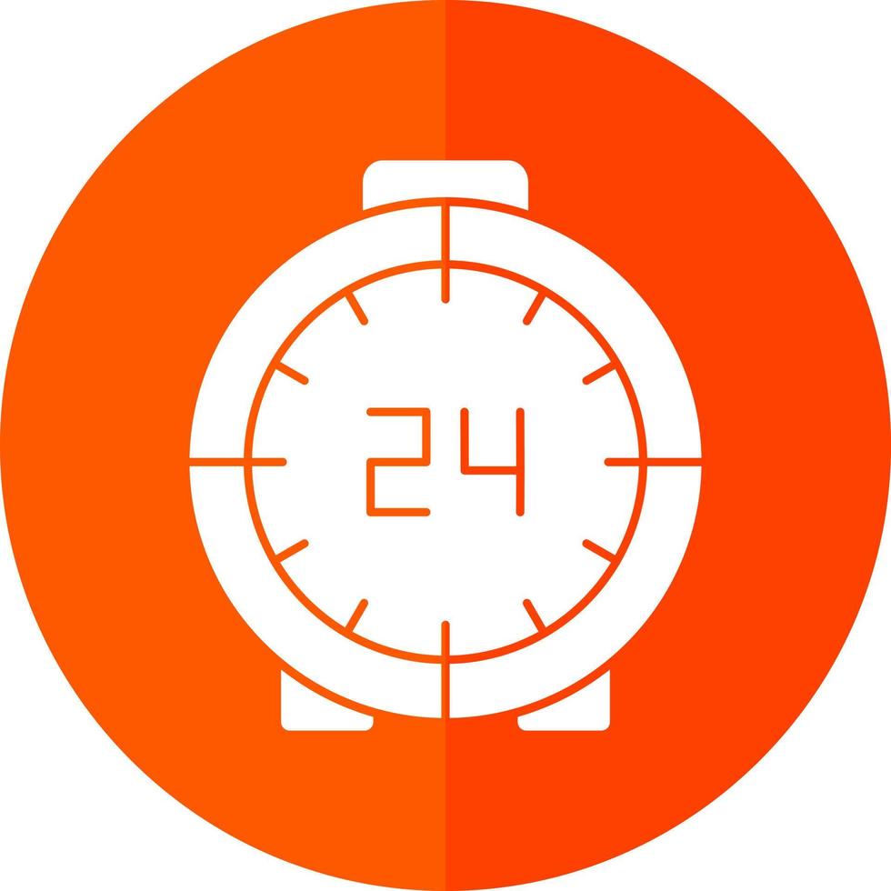 24 Hours Vector Icon Design