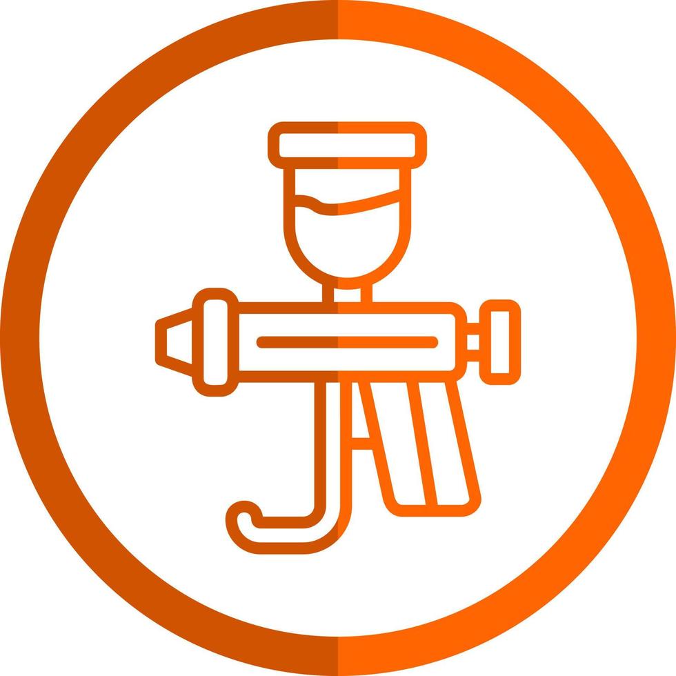 Spray Gun Vector Icon Design